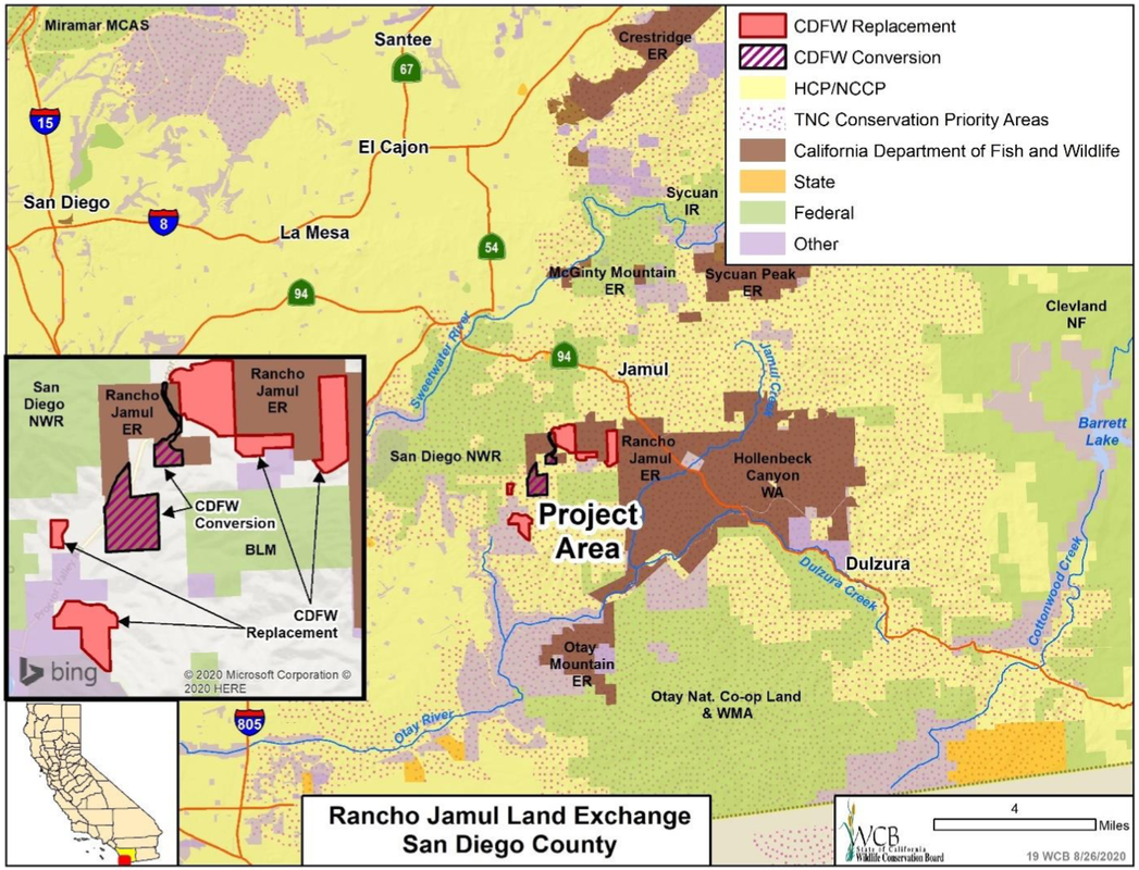 Rancho Jamul Ecological Reserve Land Swap Talking Points
